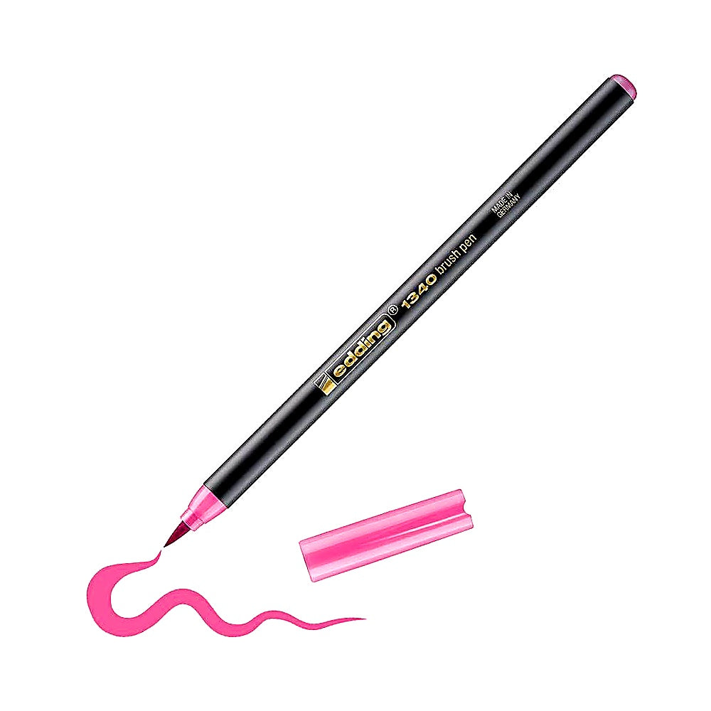 Edding 1340 Pinselstift, flexible Spitze, Filzstift Handlettering & Malen