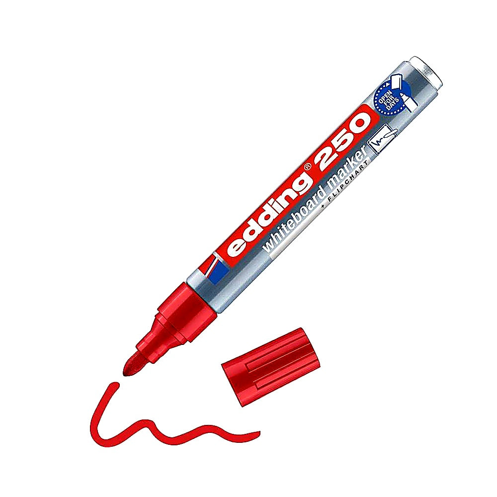Edding 250 Whiteboardmarker 1,5–3mm, für Whiteboard, Flipchart, Memoboard
