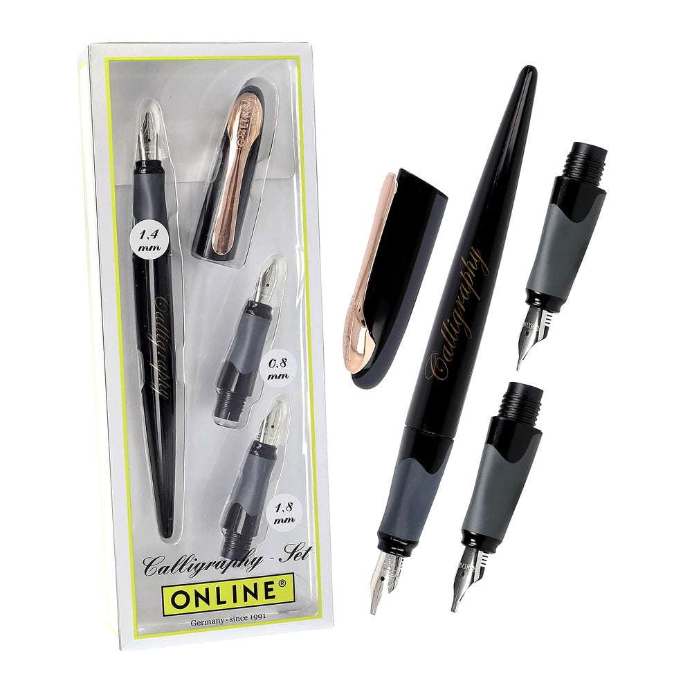 Online Kalligrafie-Füller Air 1,4mm für Schönschrift und Kalligraphie Anfänger Set