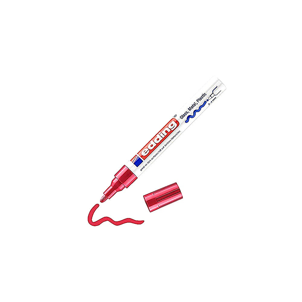 Edding 750 Lackmarker, mittlere Spitze 2–4 mm, deckend, für viele Materialien