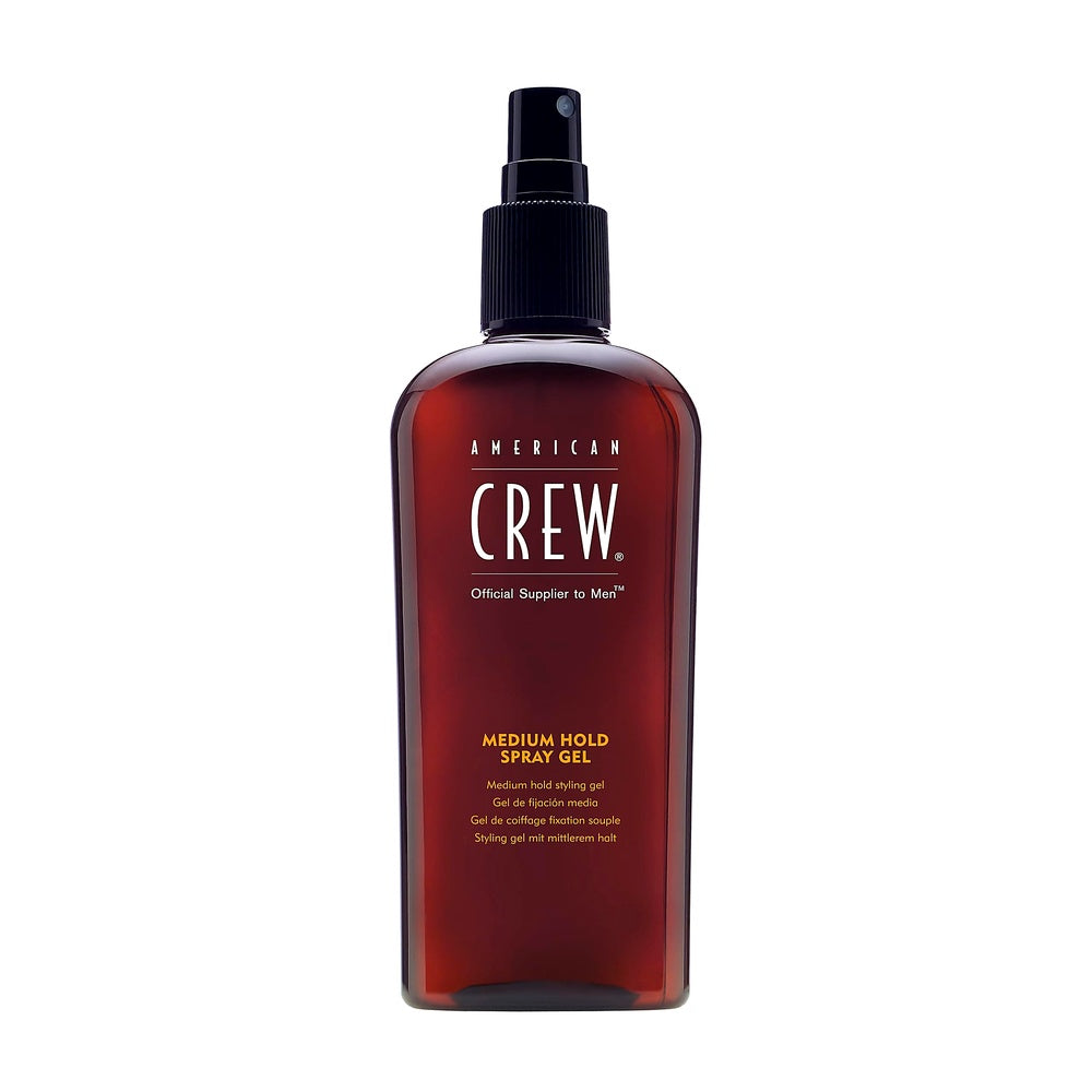American Crew Medium Hold Spray Gel 250ml, mittlerer Halt, Glanz