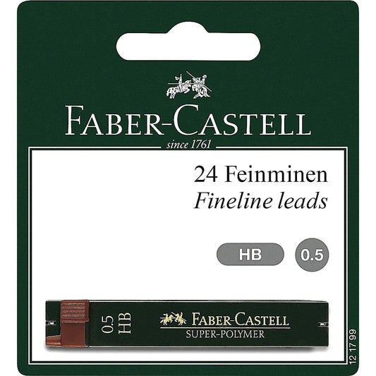 Faber Castell Feinmine 0,5mm Super Polymer 24er, Ersatzmine Druckbleistift