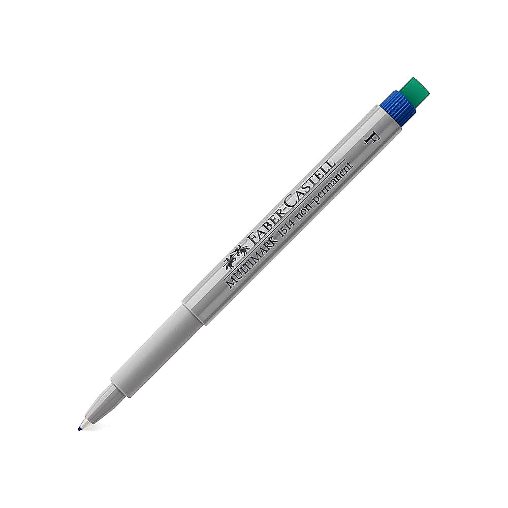 Faber Castell Multimark F Marker blau, Permanentmarker