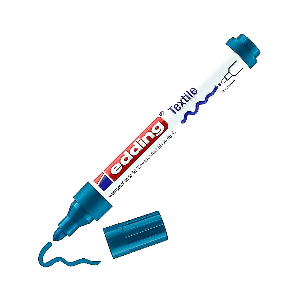 Edding 4500 Textilmarker, Stoffmarker, waschfest, Textilien bemalen