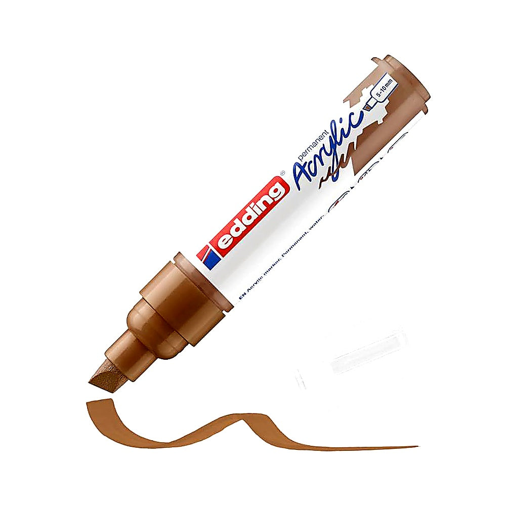 Edding 5000 Acrylmarker breit, Keilspitze 5–10mm, wasserfest, Leinwand & Holz
