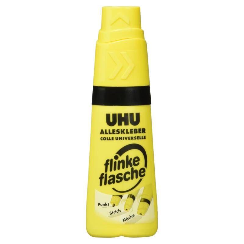 UHU Alleskleber Flinke Flasche 35g handlicher Alleskleber Schule Basteln