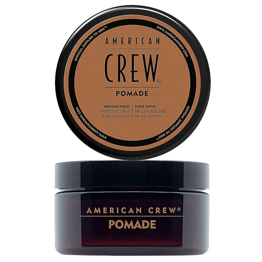 American Crew Pomade 85g, mittlerer Halt, Glanz, wasserbasiert