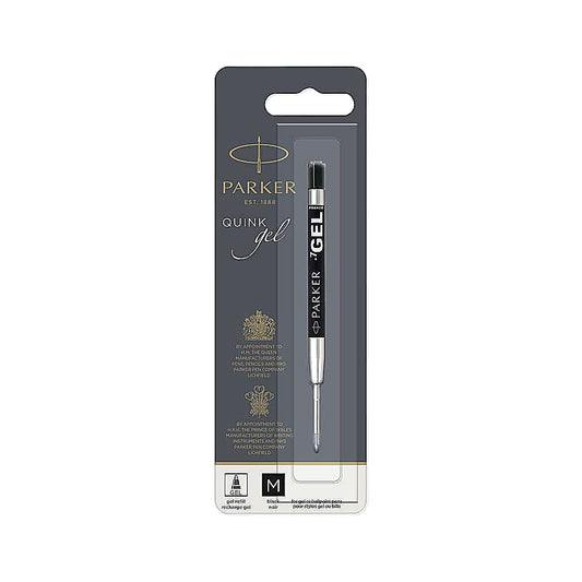 Parker Gelstifteminen mittlere Schreibspitze 0,7mm schwarze Quink Tinte