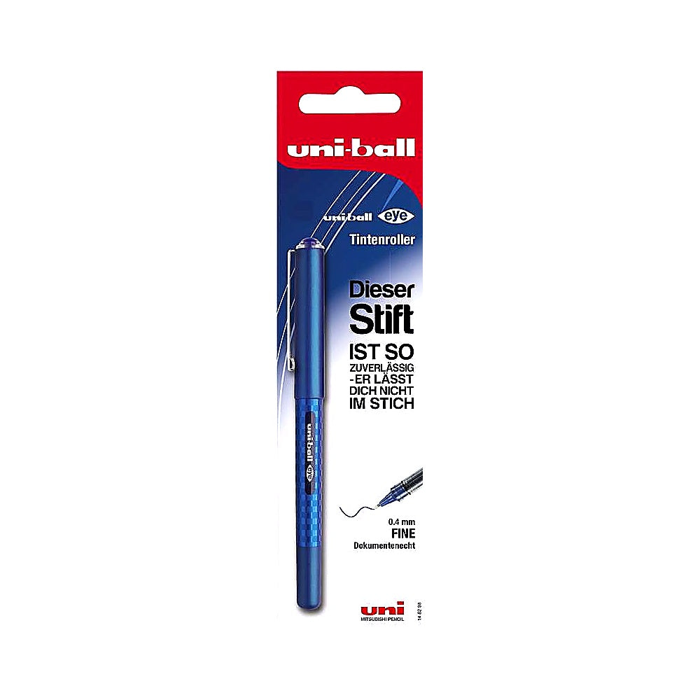 Uni Ball 148186 Tintenroller Eye Design 0.4mm blau 1 Stück