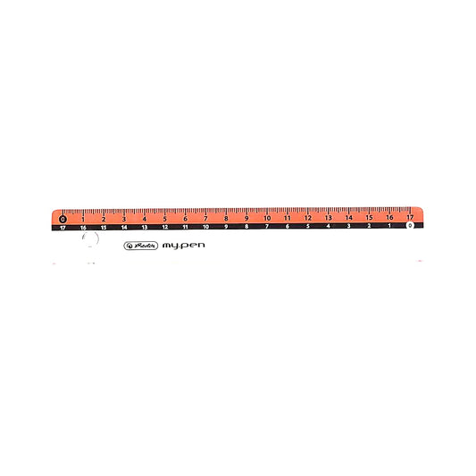Herlitz Lineal my.pen 17 cm Kunststoff farbig sortiert