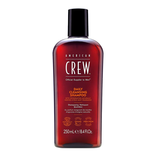 American Crew Daily Cleansing Shampoo 250ml, Citrus Minze, vegan, ohne Silikone
