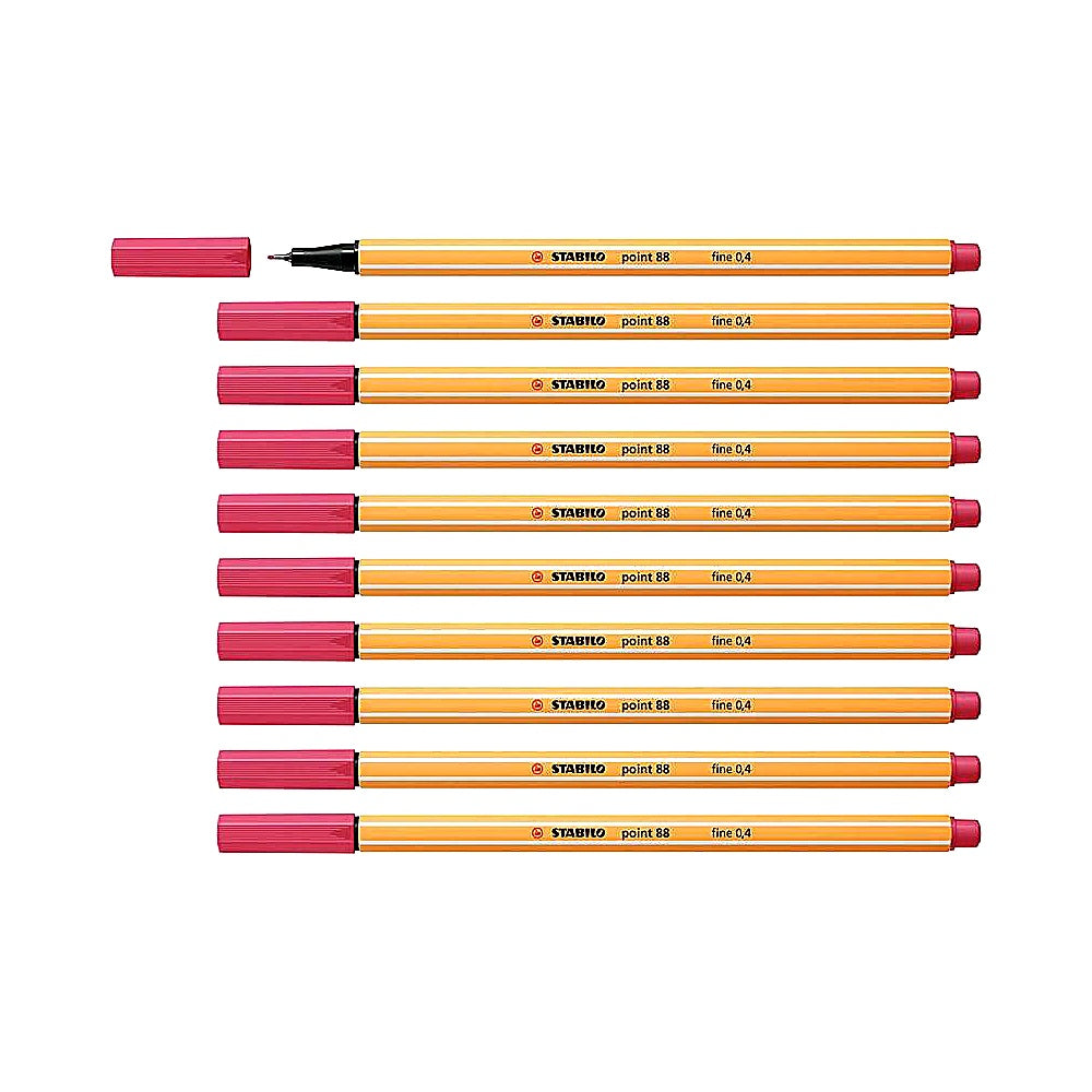 STABILO Fineliner point 88 10er Set verschiedene Farben