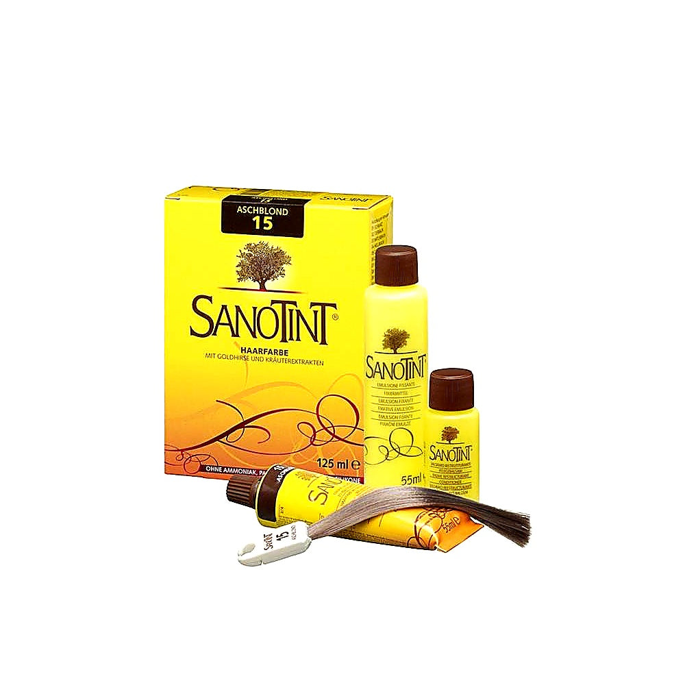 Sanotint Haarfarbe permanente Haarcoloration schonende Formel