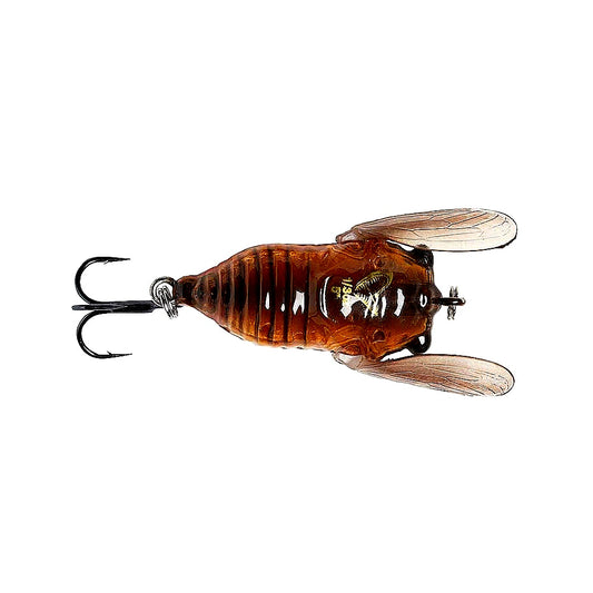 Savage Gear 3D Cicada 3.3cm Brown detailgetreues Angelköder naturgetreu