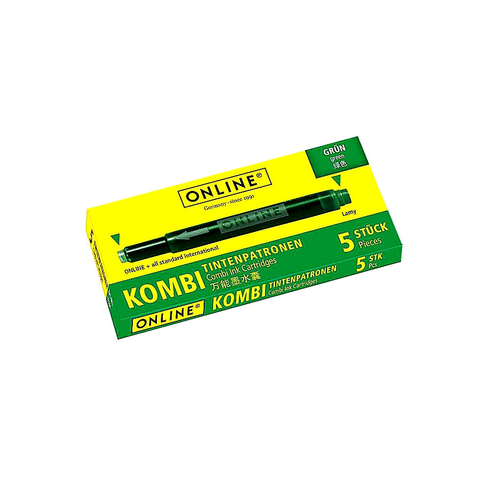 Online Kombi-Tintenpatronen 5 Patronen Universal passend für viele Füller Modelle