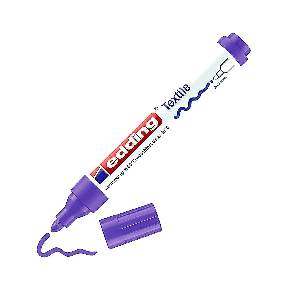 Edding 4500 Textilmarker, Stoffmarker, waschfest, Textilien bemalen