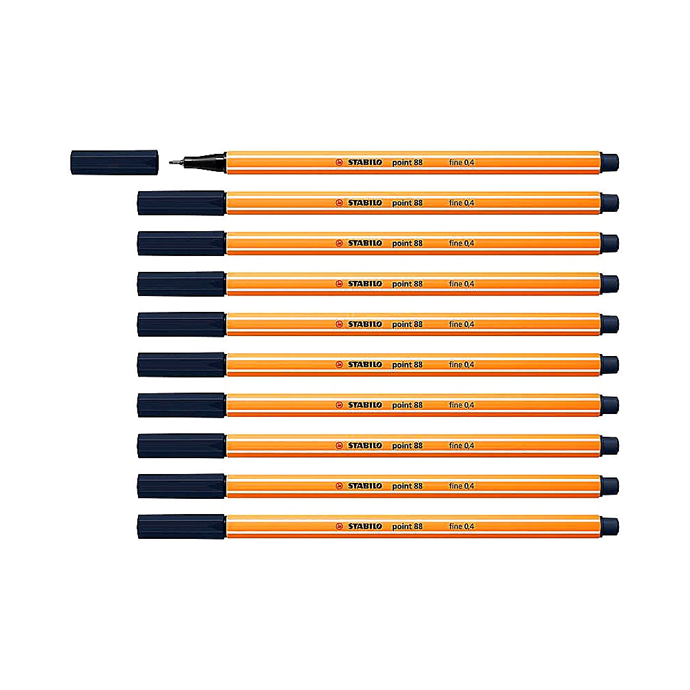 STABILO Fineliner point 88 10er Set verschiedene Farben