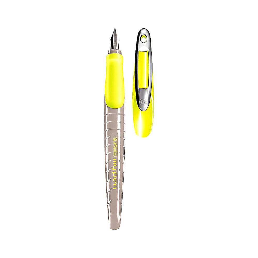 Herlitz Füllhalter my.pen 1 Stück Folienetui neon citrus