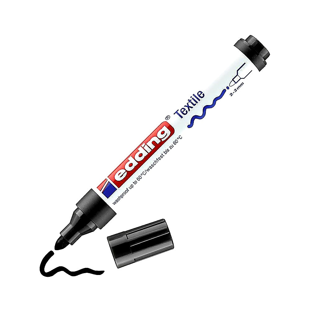 Edding 4500 Textilmarker, Stoffmarker, waschfest, Textilien bemalen