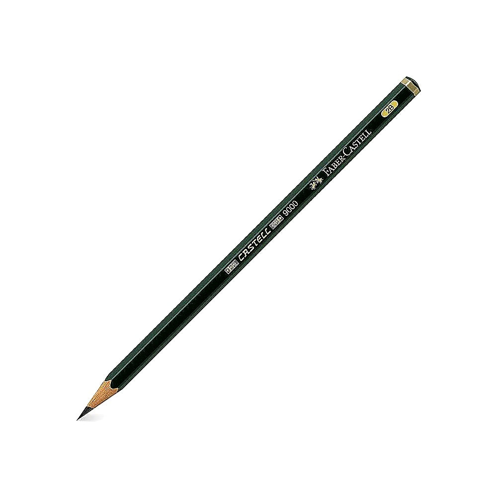 Faber Castell Castell 9000 Bleistift 2B, Künstlerbleistift