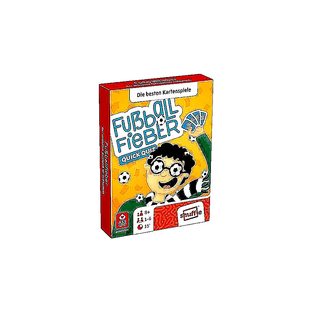 ASS Altenburger Quick Quiz Fußballfieber – Kartenspiel für Fußballfans