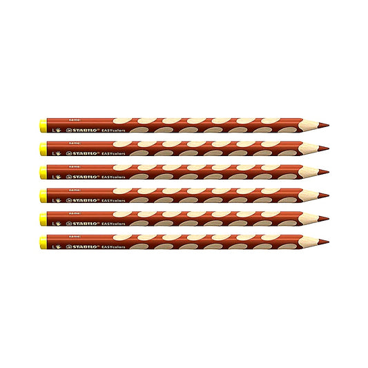 STABILO Buntstift Linkshänder EASYcolors 6er Set hellbraun