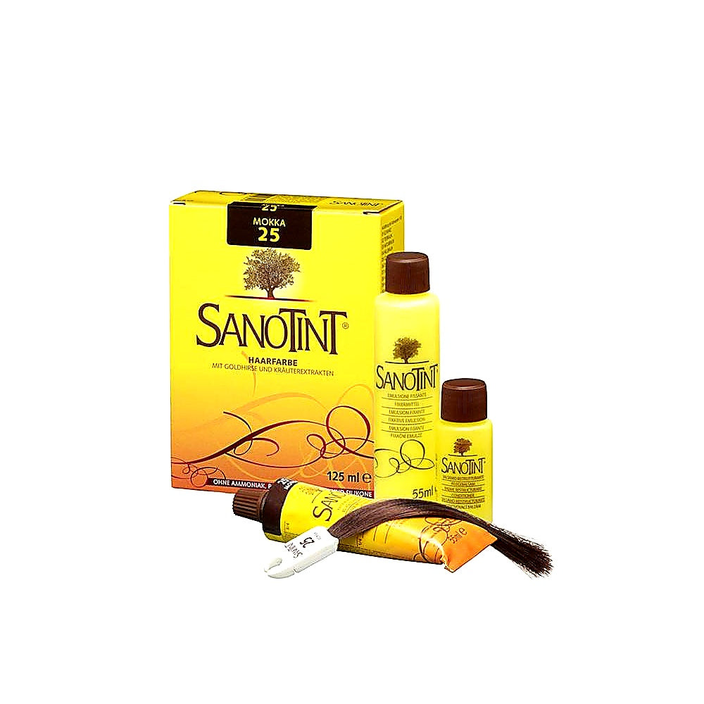Sanotint Haarfarbe permanente Haarcoloration schonende Formel