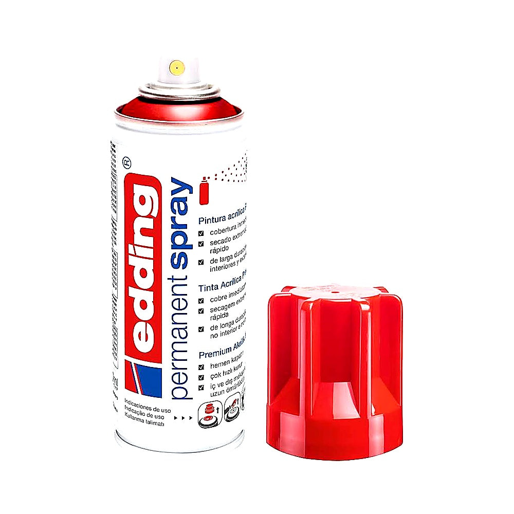 Edding 5200 Permanent Spray 200 ml, viele Oberflächen, langlebig