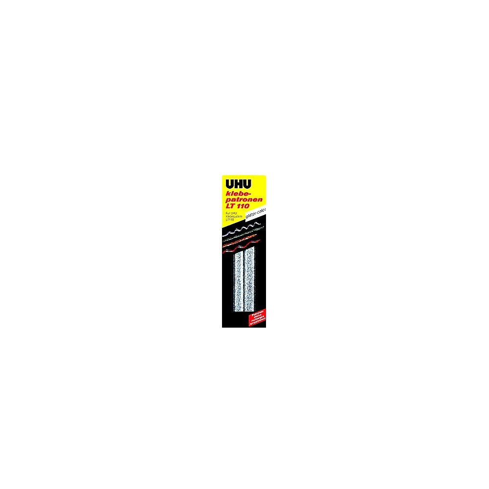 (Art.48655) UHU Klebep.glitter silber50g