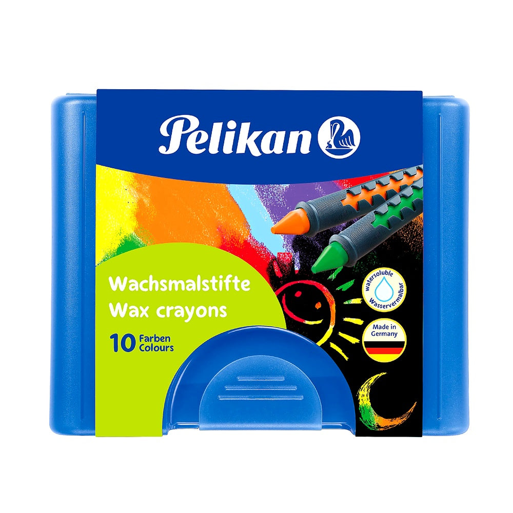 Pelikan Wachsmalstifte 655 wasservermalbar 10 Stifte