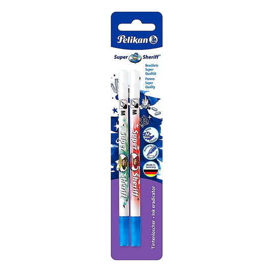 Pelikan 921759 258M/2/B Tintenlöscher Super Sheriff Löschspitze M Multi-Spitze