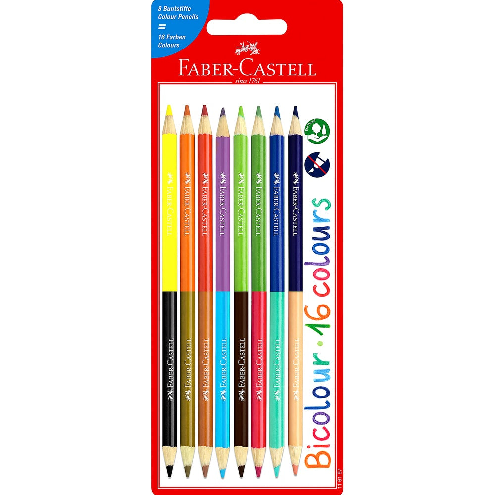 Faber Castell Colour Grip Buntstifte Set 6er, Malstifte Schule