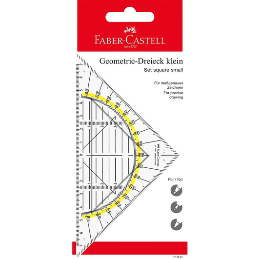 Faber-Castell 177091 - Geometrie-Dreieck klein 14 cm