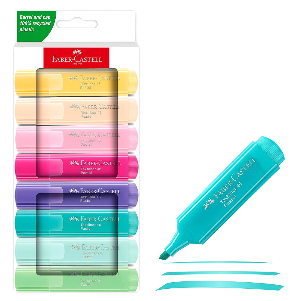 Faber Castell Textmarker Textliner 46 metallic silber, Leuchtmarker