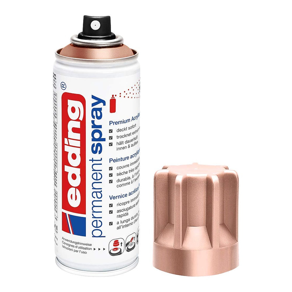 Edding 5200 Permanent Spray 200 ml, viele Oberflächen, langlebig