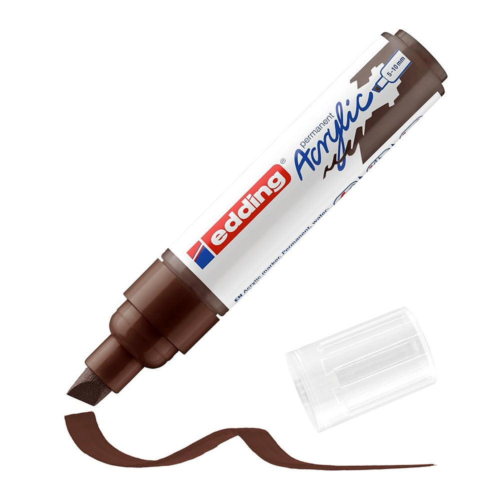 Edding 5000 Acrylmarker breit, Keilspitze 5–10mm, wasserfest, Leinwand & Holz