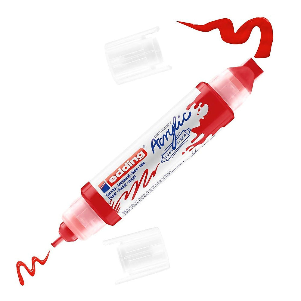 Edding 5400 Acryl 3D Double Liner, Doppelspitze, wasserfest, Kreativ