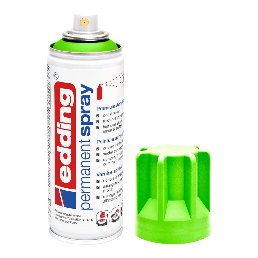 Edding 5200 Permanent Spray 200 ml, viele Oberflächen, langlebig