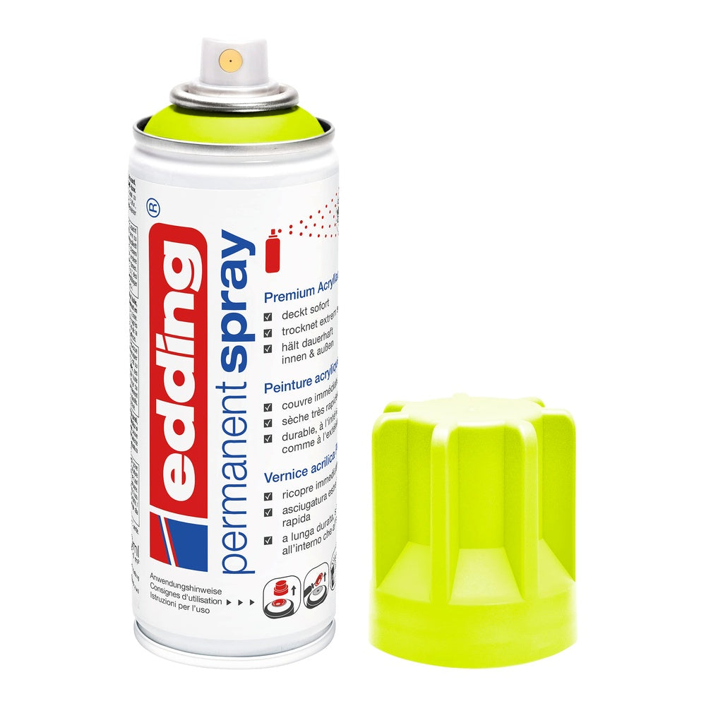 Edding 5200 Permanent Spray 200 ml, viele Oberflächen, langlebig