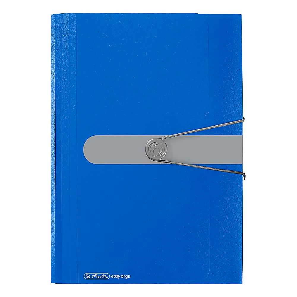 herlitz easy orga to go Fächermappe mit 12 dehnbaren Fächern blau