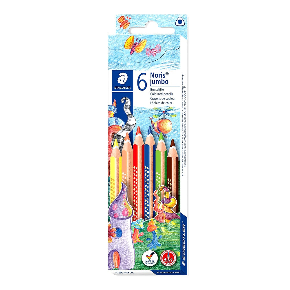 STAEDTLER Buntstift Noris jumbo erhöhte Bruchfestigkeit Dreikantform