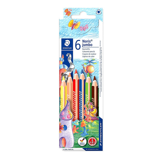 STAEDTLER Buntstift Noris jumbo erhöhte Bruchfestigkeit Dreikantform