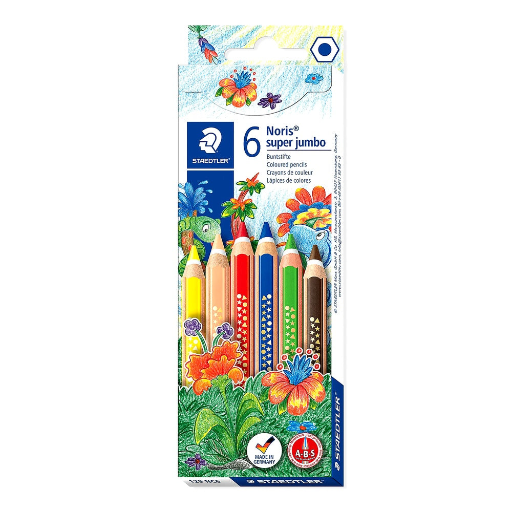 STAEDTLER Buntstift Noris super jumbo erhöhte Bruchfestigkeit extra dicke Mine