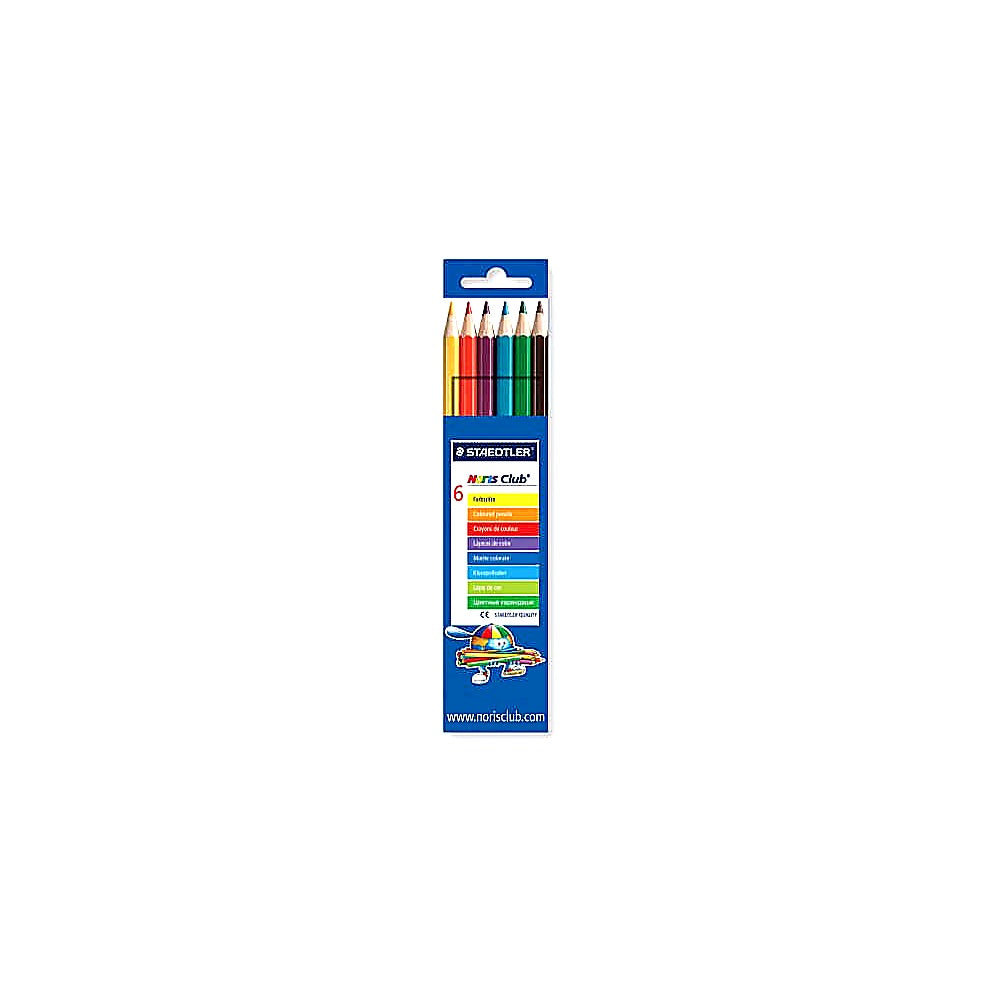 Farbstift Noris Club 6St Etui