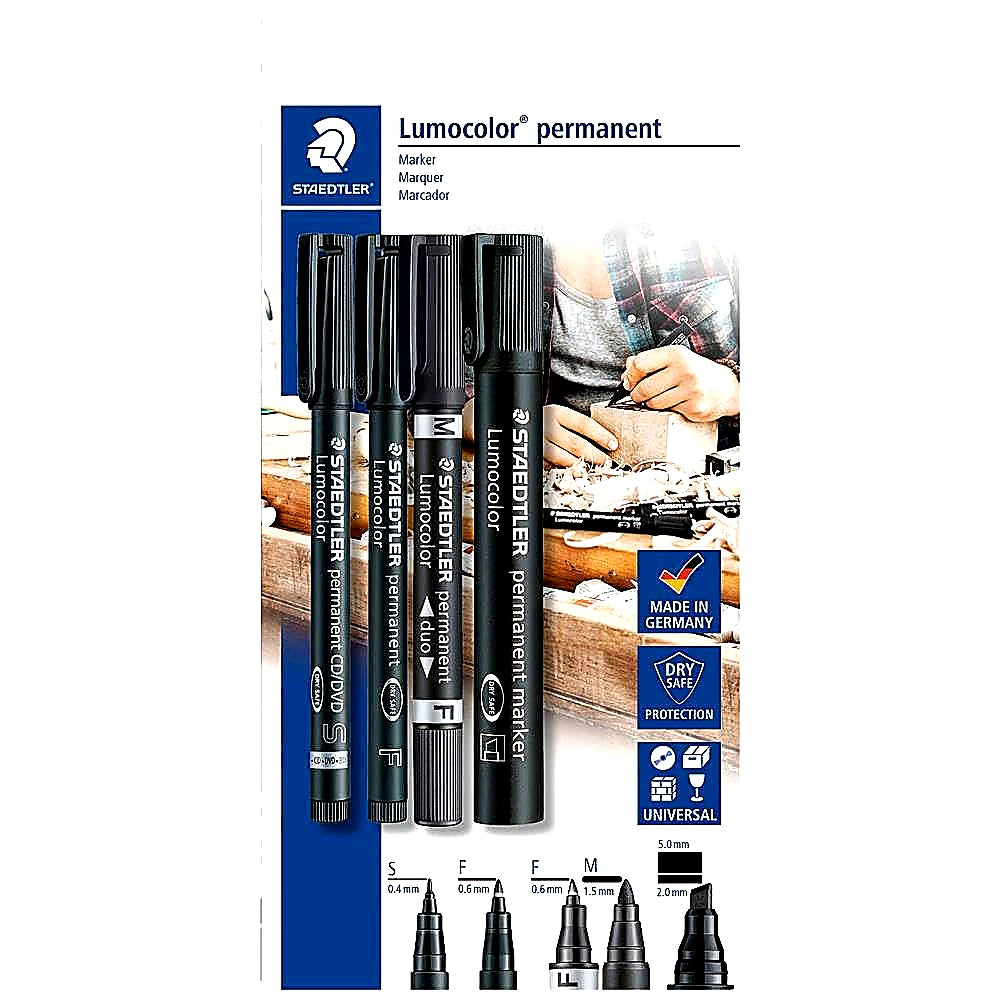 Staedtler Lumocolor Folienstift permanent 4er Set Overhead