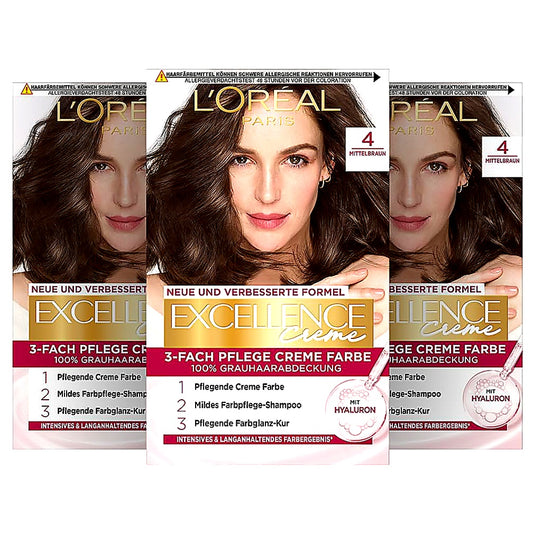 L'Oréal Paris Permanente Haarfarbe 100% Grauhaarabdeckung Haarfärbeset