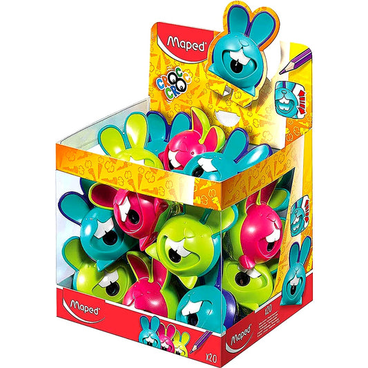 Maped 032211 Spitzer Igloo 1 Loch sortiert rutschfest für Bleistifte Schule