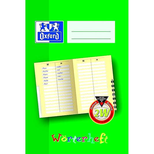 Oxford 311502802/100059868 Vokabelheft A5 28 Blatt grün
