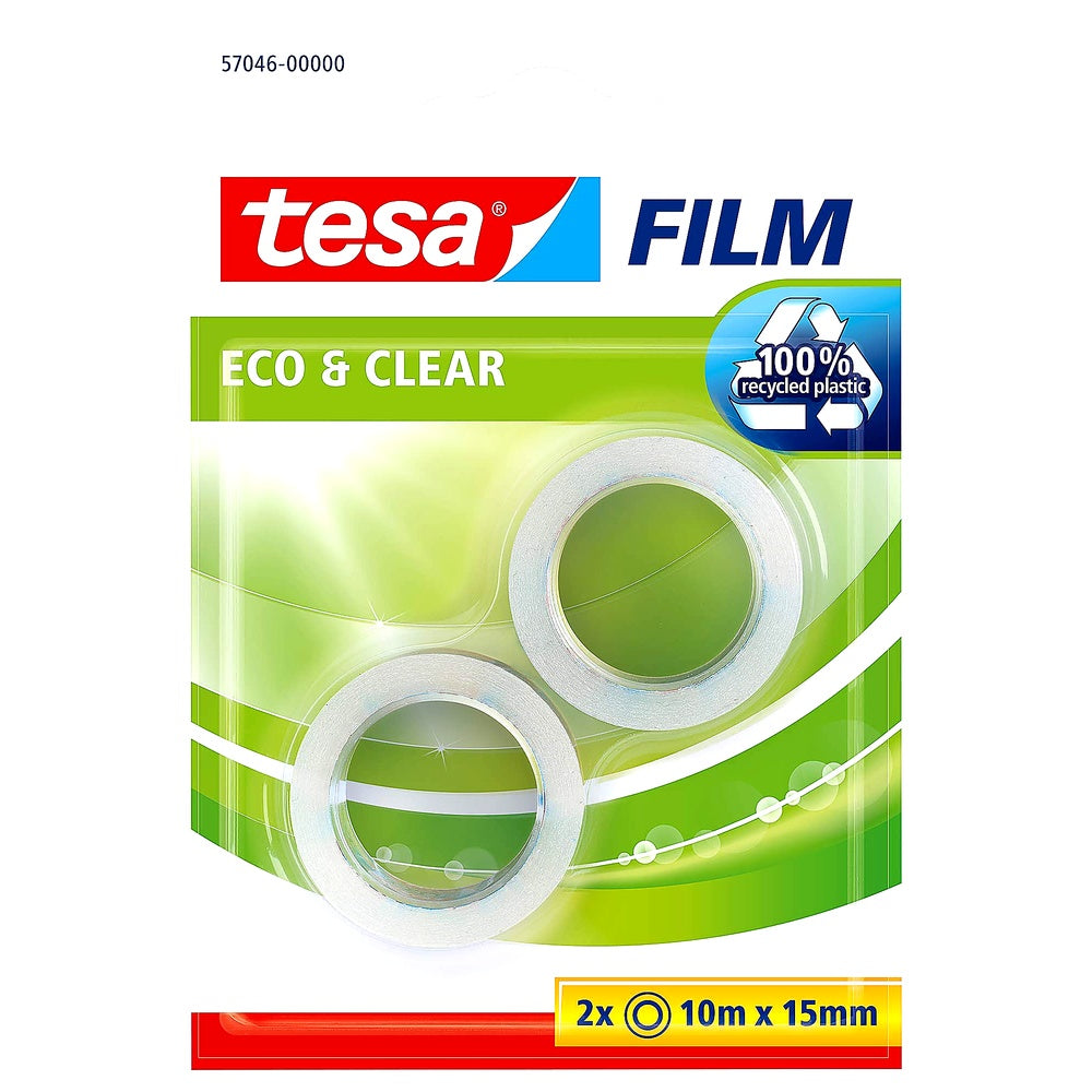 tesafilm eco & clear - Umweltfreundliches Klebeband - Klebestark