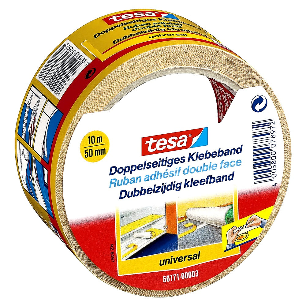 tesa Doppelseitiges Klebeband - Vielseitiges Klebeband Verpackungen Deko